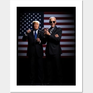 Trump vs Biden - Tshirt Design Posters and Art